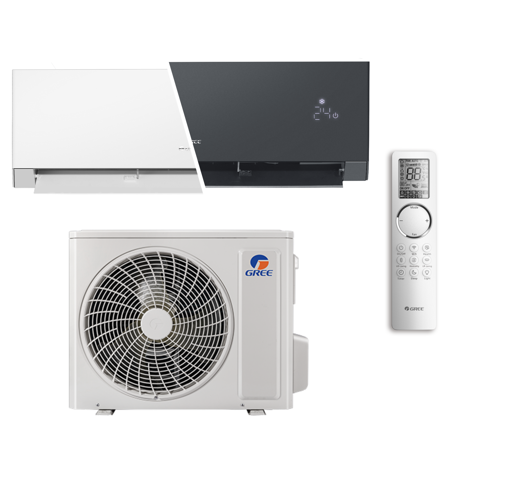 Ar condicionado Gree Clivia Black 12000 BTU Wi-Fi Ar condicionado Gree Clivia Black 12000 BTU Wi-Fi