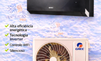 Ar condicionado Gree Clivia Black 24000 BTU Wi-Fi Ar condicionado Gree Clivia Black 24000 BTU Wi-Fi