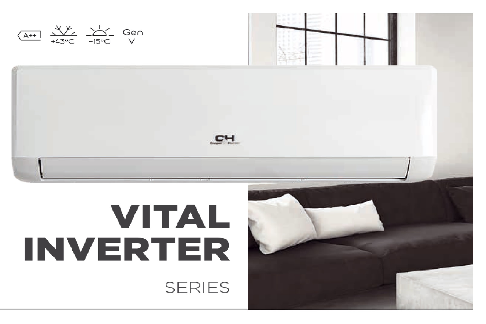 Ar condicionado Cooper & Hunter CH Vital 9000 BTU Inverter Ar condicionado Cooper & Hunter CH Vital 9000 BTU Inverter