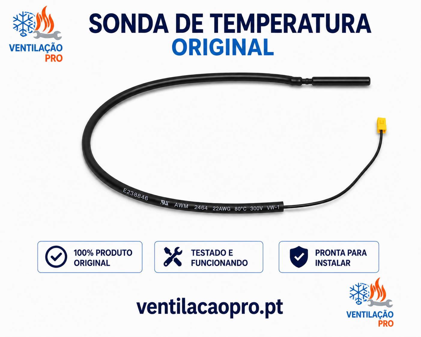 Kit de sondas exteriores Whirlpool SPICR309 / SPICR312 — C00506474 / C00386310 / C00632986 Kit de sondas exteriores Whirlpool SPICR309 / SPICR312 — C00506474 / C00386310 / C00632986