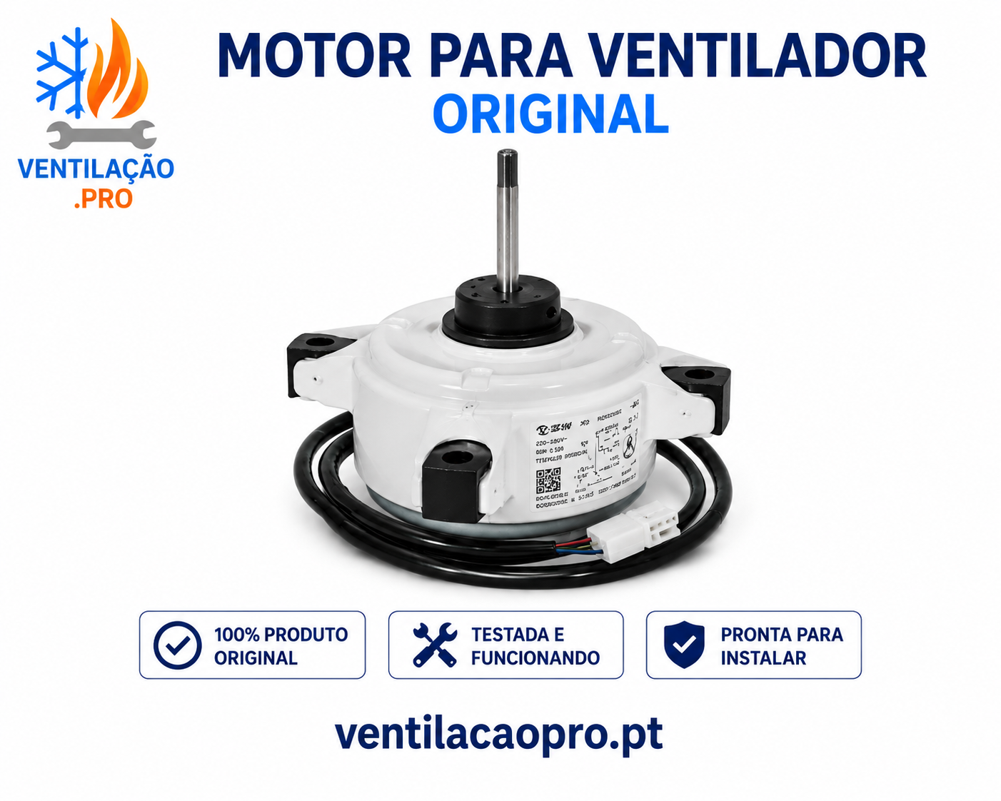 Ventilador exterior Hisense CA25YR03W/CA35YR03W K1995048 Ventilador exterior Hisense CA25YR03W/CA35YR03W K1995048