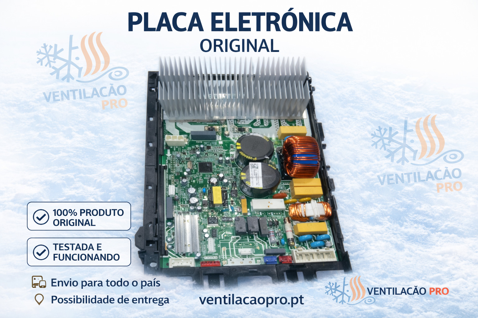 Placa eletrónica exterior Vulcano Easy2 Cool UE-R32 5.3 Placa eletrónica exterior Vulcano Easy2 Cool UE-R32 5.3