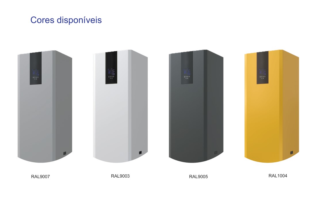 Bomba de calor AQS EuroGree 500 L — inox Duplex, sem serpentina, R290 Bomba de calor AQS EuroGree 500 L — inox Duplex, sem serpentina, R290