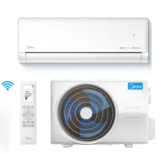 Ar condicionado Midea Solstice EZ-09RD6 9000 BTU — Inverter e Wi-Fi Ar condicionado Midea Solstice EZ-09RD6 9000 BTU — Inverter e Wi-Fi