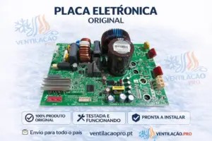 Placa eletrónica exterior Gree Pular GWH18AGDXB Placa eletrónica exterior Gree Pular GWH18AGDXB