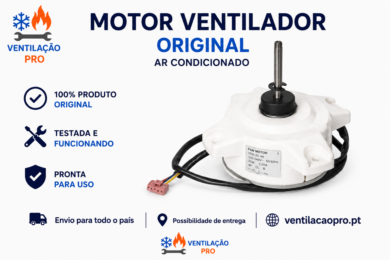 Ventilador exterior Gree Consola GEH18AAXF Ventilador exterior Gree Consola GEH18AAXF